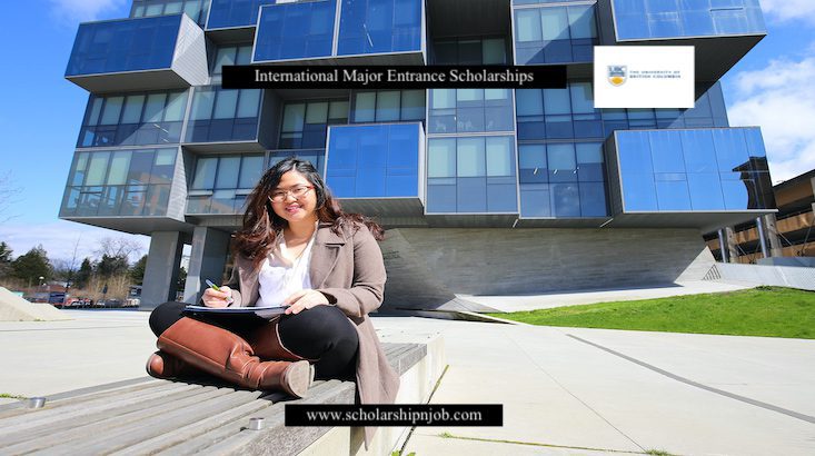 Fully Funded International Major Entrance Scholarships - University of British Columbia, Canada